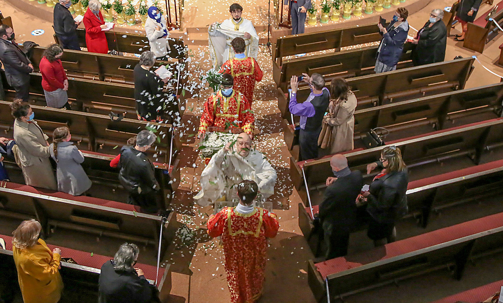First Resurrection Easter service